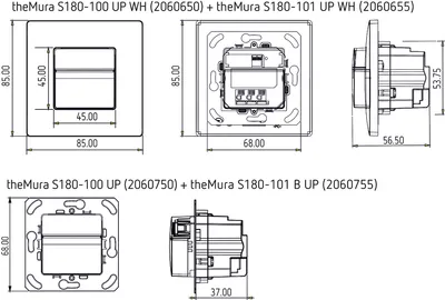 Produktbild von THEBEN AG Präsenzmelder S180-101 UP WH