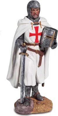 Produktbild von Kreuzritter hält seinen Helm Templer