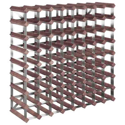 Image de Casier à bouteilles pour 72 bouteilles Marron Bois pin solide