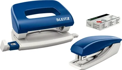 Image de LEITZ 5507-60-35 Kit agrafeuse & perforateur bleu(S)