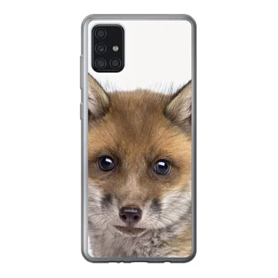 Produktbild von MuchoWow® Handyhülle Schutzhülle Hülle für Samsung Galaxy A52 5G Fuchs - Tiere - Jungtier - Jungen - Mädchen - Kind Silikon Softcase Handy Hülle - Umschlag