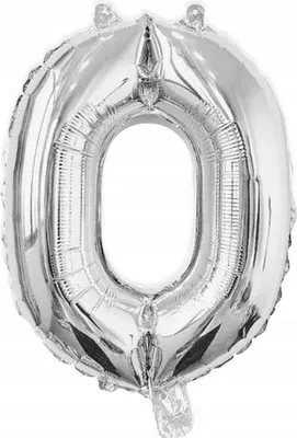 Immagine prodotto di Grande palloncino in foil per festa di compleanno, lettera O, argento, 40 cm