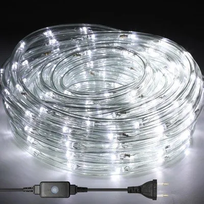 Obrázok produktu pre 20 metrový vodotesný LED svetelný hadička - 480 LED diód - na dekoratívne ohraničenie - biela farba - pre vonkajšie použitie - dĺžka 20 metrov