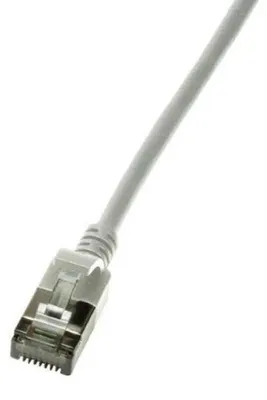 Productafbeelding van LogiLink Professionele CQ9012S LogiLink patchkabel, ultraflexibel, Cat. 6A, U/FTP, 0,3 meter, grijs