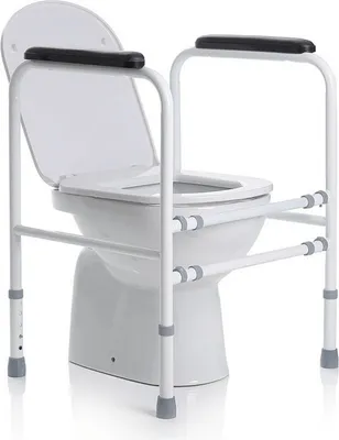 Immagine prodotto di Braccioli Toilette Regolabili in Acciaio Verniciato con Imbottitura