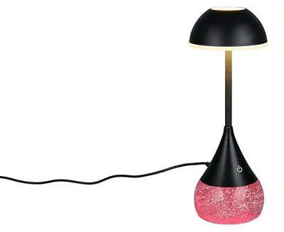Obrázek produktu pro Stolní lampa LED, kov, černá, senzorový stmívač, V 28,3 cm
