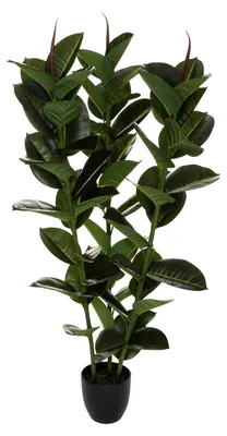 Image de Ficus robusta künstlich h120cm grün h120cm  - Atmosphera créateur d'intérieur