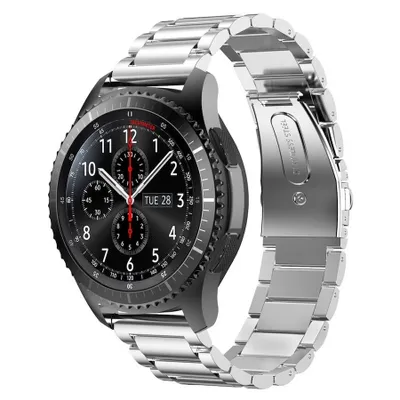 Produktbild von BStrap Stainless Steel Armband für Samsung Galaxy Watch 3 45mm, silver