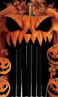 Obrázek produktu pro Dekorace závěs Dýně - pumpkins - Halloween - 145 x 240 cm