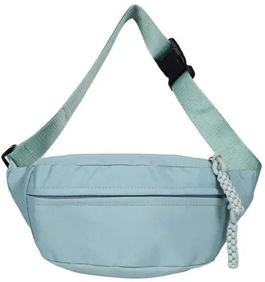 Produktbild von Leichter Crossbody-Bag mit verstellbarer Hüftgurt und 2 Reißverschlusstaschen
