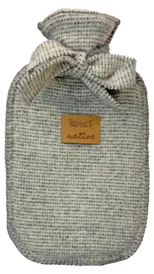 Produktbild von Eagle Products Wärmflasche Curt - native, 23x35 cm, mittelgrau, weiß