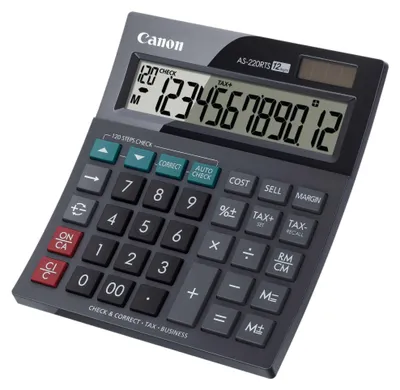 Produktbild von Canon AS-220RTS, 18 x 7 mm, 109 x 25 mm, Batterie/Solar, LR44, 150 g, 150 x 134 x 36 mm