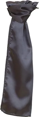 Immagine prodotto di Sciarpa di raso da donna - Colore: Nero - Dimensioni: 120 x 25cm