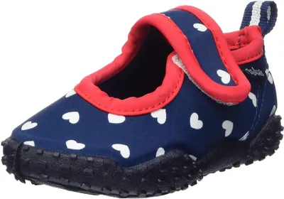 Produktbild von Playshoes - UV-Badeschuhe für Mädchen - Herzen - dunkelblau