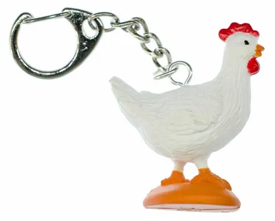 Produktbild von Huhn Schlüsselanhänger Miniblings Schlüsselring Hahn Bauernhof Ostern Hühner
