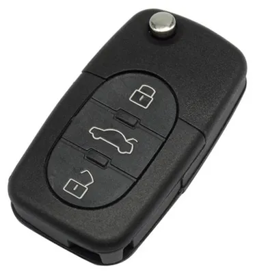 Immagine prodotto di Custodia chiave auto Techstar® compatibile con Audi A2, A3, A4, A6, A8, TT, 3 pulsanti