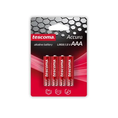 Produktbild von Alkali-Batterie AAA ACCURA, 4 St.