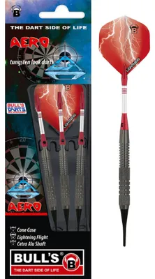 Produktbild von Bull's Aero Softdart Einsteigerdarts im Tungsten-Design Soft - Dartpfeile, Gewicht:17326 - 16 g