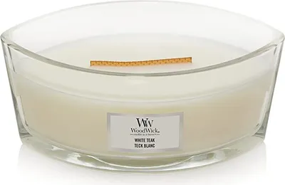 Produktbild von Woodwick Duftkerzen Ellipse White Teak