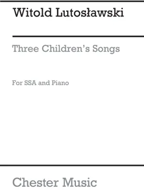 Immagine prodotto di Tre canzoni per bambini