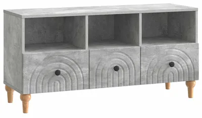 Immagine prodotto di Mobili TV vidaXL 102 x 34,5 x 50 cm Grigio cemento, materiale a base di legno