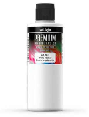Produktbild von Vallejo 63.061, Basislackgrundierung, Metall, Kunststoff, Fertig gemischt, Fiberglas, Metall, Kunststoff, Polycarbonat, Weiß, Acrylatdispersion