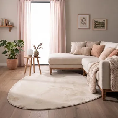 Produktbild von Volero - Flauschiger Teppich - Cozy Pebble Creme - 160x230cm - Wohnzimmer, Schlafzimmer, Jugendzimmer - Modern, Skandinavisch