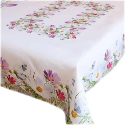 Produktbild von Tischwäsche Druckmotiv Blumen Tischläufer Frühling Sommer 110 x 160 cm
