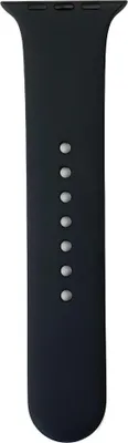 Produktbild von Original Apple Sport Armband M/L 42/44/45mm MTPL2ZM/A Black 2. Gen Lochriemen