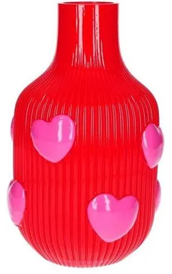 Produktbild von Gift Company Vase LŽAmour Herzen Rot Pink (25cm)