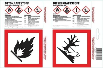 Immagine prodotto di hünersdorff 306100 25 hünersdorff Hinweisaufkleber-Set