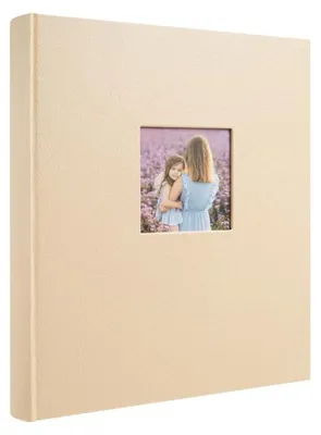 Zdjęcie produktu dla Album tradycyjny Ertom Belize Beige, 50 czarnych kart, 33x30 cm