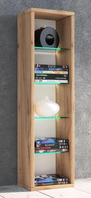 Produktbild von VCM Holz CD DVD Regal | Bücherregal | Aufbewahrung | Maße H. 77 x B. 21 x T. 14 cm | Standregal - Rasato L