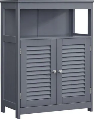 Produktbild von Wandgestell aus MDF - 30 x 60 x 80 cm - Grau