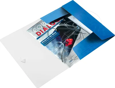 Zdjęcie produktu dla Leitz WOW, A4, Polipropylen (PP), Niebieski, Metaliczny, Portret, 150 ark., 235 mm