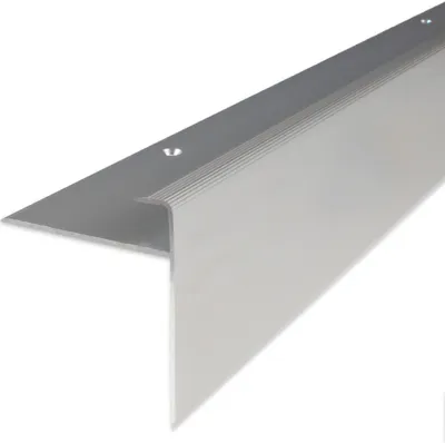 Produktbild von PROVISTON | Einschubprofil | Aluminium eloxiert | Silber | Breite 50 mm | Höhe 10 mm | Länge 1000 mm | Gebohrt | Abschlussprofil | Einfassprofil | Abschlussleiste | Bodenprofil | 1 Stück