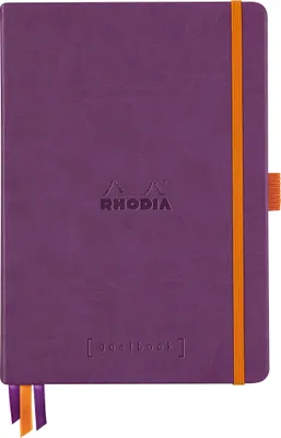 Zdjęcie produktu dla Rhodia Goalbook A5, 120 stron, 90 g/m², fioletowy