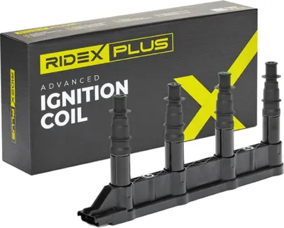 Produktbild von RIDEX PLUS 689C0070P Zündspule passend für PEUGEOT 206 Schrägheck (2A/C) 207 (WA, WC) 307 (3A/C) für CITROËN C3 I Schrägheck (FC, FN)