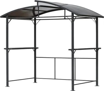 Produktbild von Leco Profi-Grillpavillon grau - Maße: 245 cm x 150 cm x 233 cm; 13880999