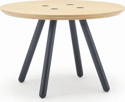 Produktbild von Couchtisch ROLF BENZ Freistil 196 Fichte massiv Schichtholz Ø 60 cm
