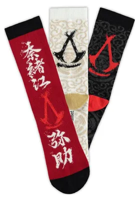 Produktbild von Difuzed Assassin´s Creed Shadows Crew Socken  EU 43-46  EU 43-46