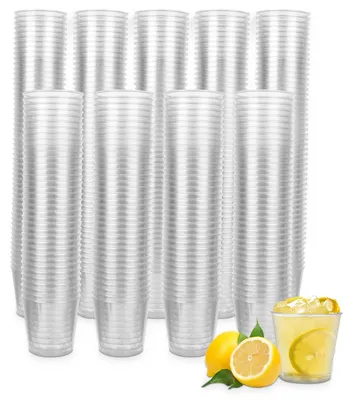 Schnapsgläser 400 Stück, 30 ml, transparent, PS-Kunststoff, wiederverwendbar