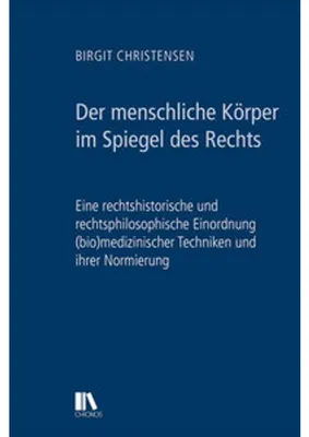 Image de Der menschliche Körper im Spiegel des Rechts