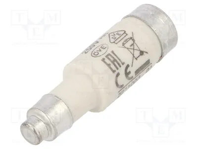 Zdjęcie produktu dla 1 x Bezpiecznik: topikowy, 6A, 250V DC, gG, ceramiczny, D0, numer katalogowy: 002211003, bezpieczniki typu D, 400VAC