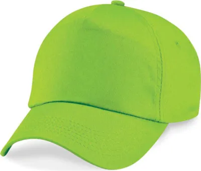Obrázok produktu pre Beechfield B10B | Junior Original 5-Panel Cap / Cap / Hat - Farba: Lime Green - Veľkosť: Jedna veľkosť
