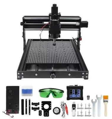 Image de Fraiseuse CNC, moteur de broche 500 W, découpe de haute précision, avectactile, 220 V, 10 W