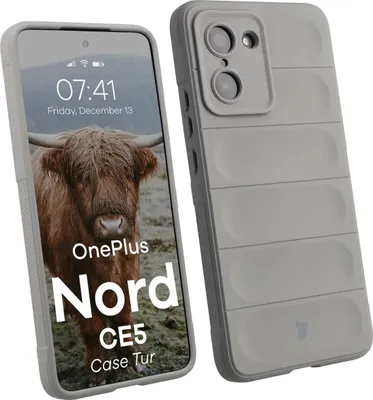 Produktbild von Robuste Handyhülle für OnePlus Nord CE5 5G, Bizon Case Tur, Hellgrau