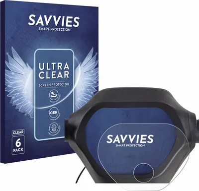 Produktbild von 6x Für Epowerfun ePF-2 Schutzfolie Savvies Displayschutz Display Schutz Folie Klar Transparent