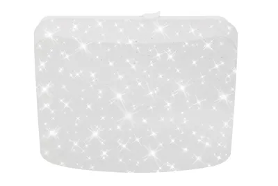 Produktbild von LED Deckenleuchte 12W 1200 lm 4000 K 27x27 cm weiß + Sternendekor