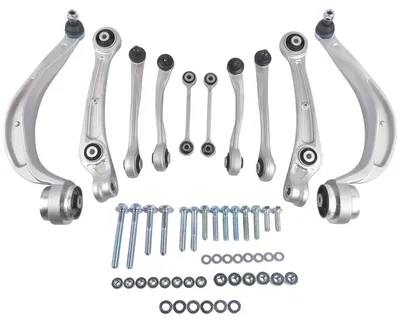 Produktbild von Querlenker Satz vorne - 10-teiliges Set - Vorderachse - Für A4 A5 Q5 2010-2015 - ersetzt 8K0407693S 8K0407694S RC-2025